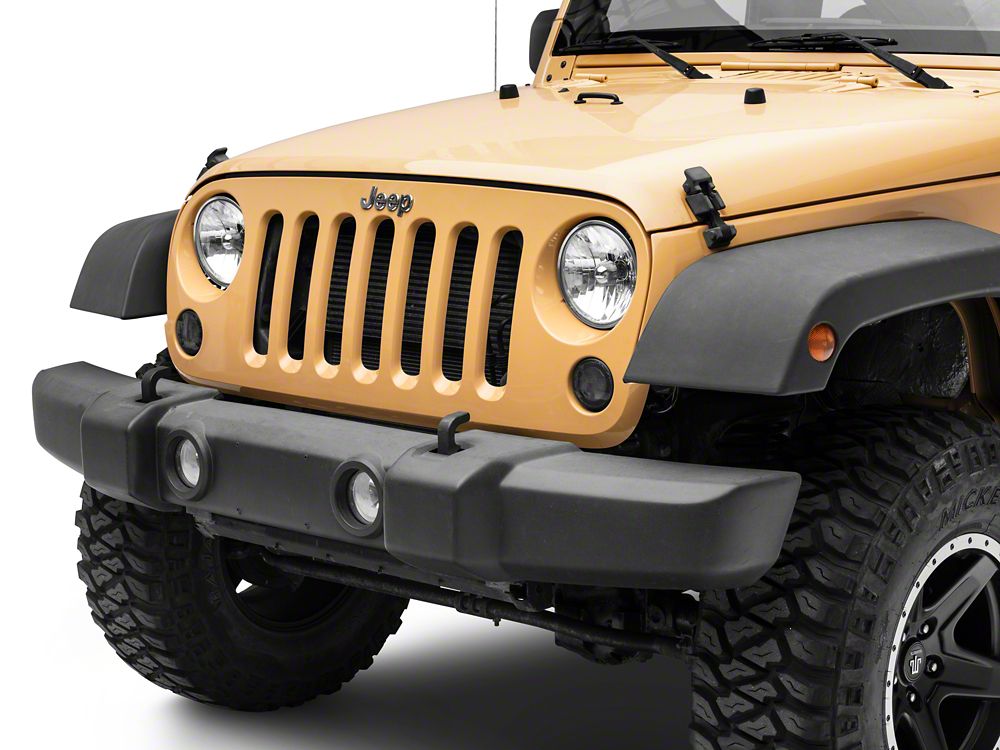 Raxiom Axial Series LED Turn Signals with Halo; Smoked (07-18 Jeep Wrangler JK)