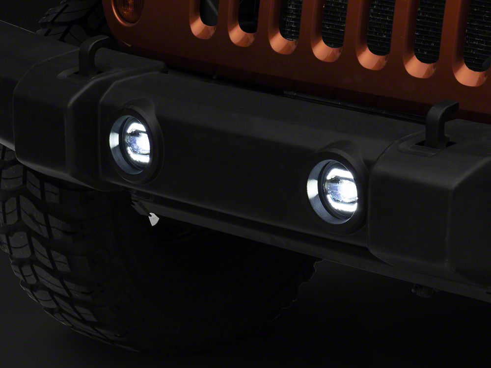 Raxiom Axial Series LED DRL Fog Lights (10-25 Jeep Wrangler JK & JL)