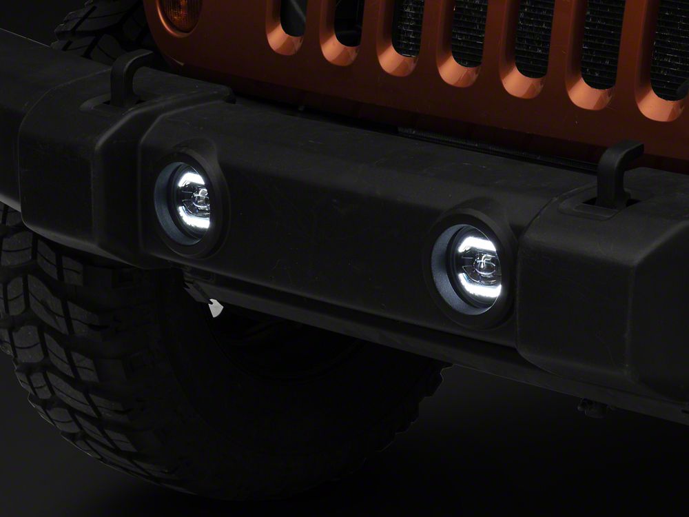 Raxiom Axial Series LED DRL Fog Lights (10-25 Jeep Wrangler JK & JL)