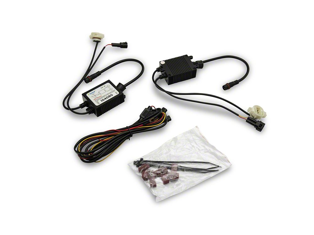 Raxiom Axial Series LED DRL Fog Lights (10-25 Jeep Wrangler JK & JL)
