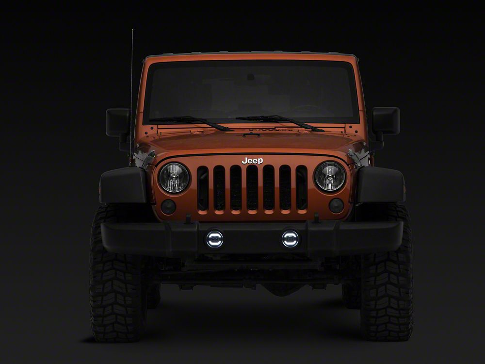 Raxiom Axial Series LED DRL Fog Lights (10-25 Jeep Wrangler JK & JL)