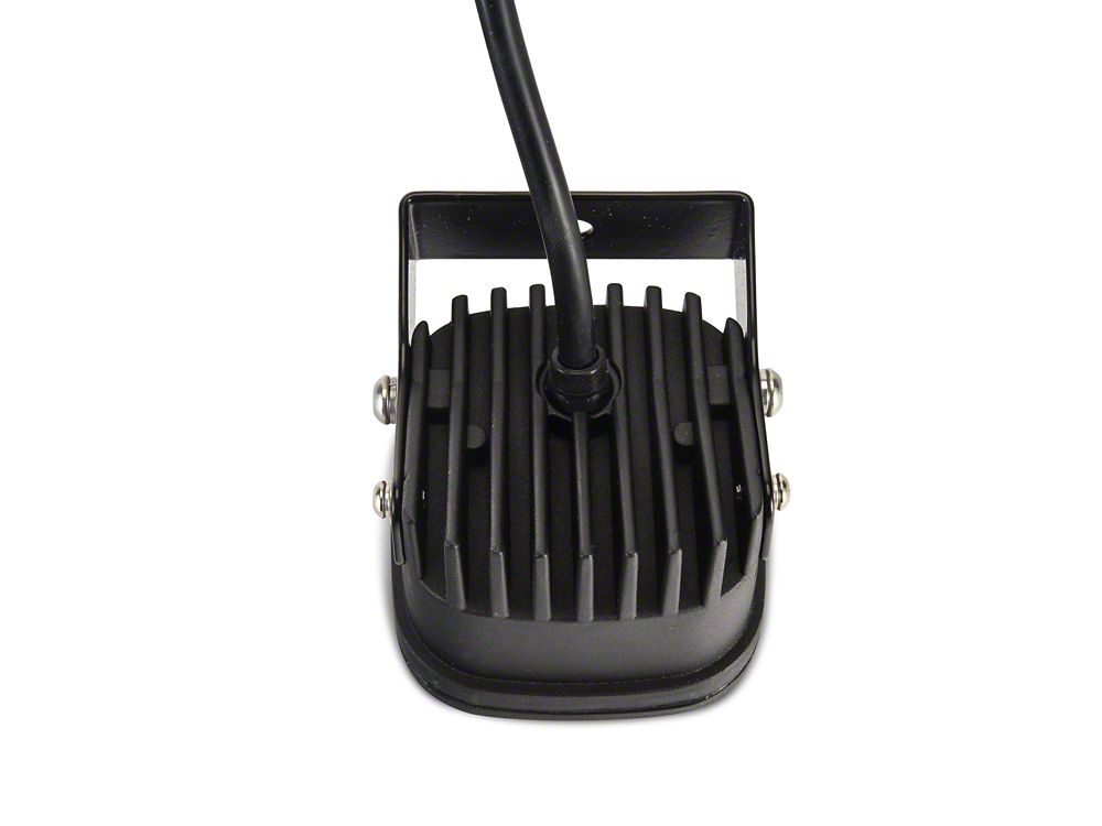 Raxiom 3-Inch Square High-Powered LED Light (Universal; Some Adaptation May Be Required)