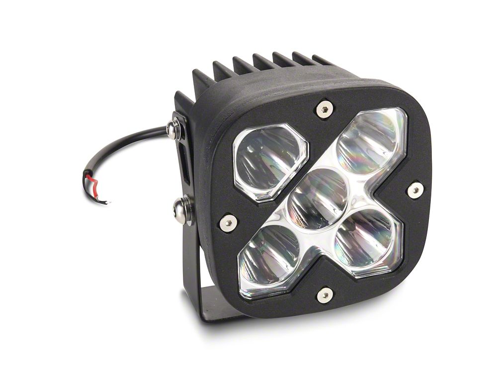 Raxiom 4.25-Inch Square High-Powered LED Light