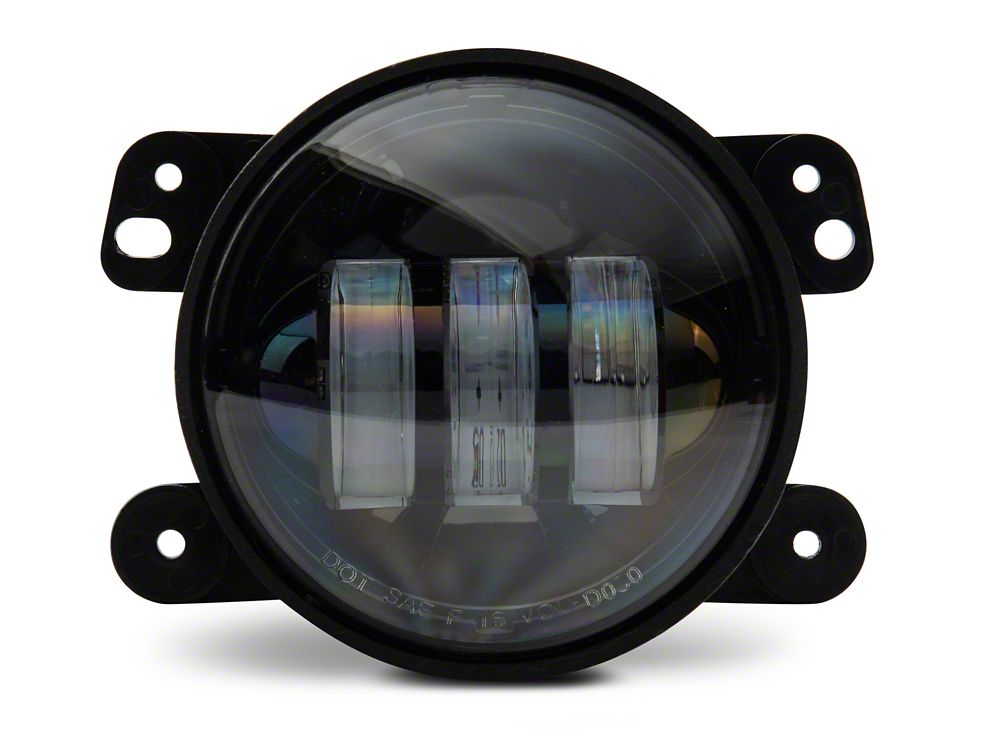 Raxiom Axial Series Tri-Bar LED Fog Lights; Amber (07-25 Jeep Wrangler JK & JL)