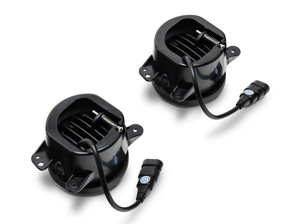 Raxiom Axial Series Tri-Bar LED Fog Lights; Amber (07-25 Jeep Wrangler JK & JL)