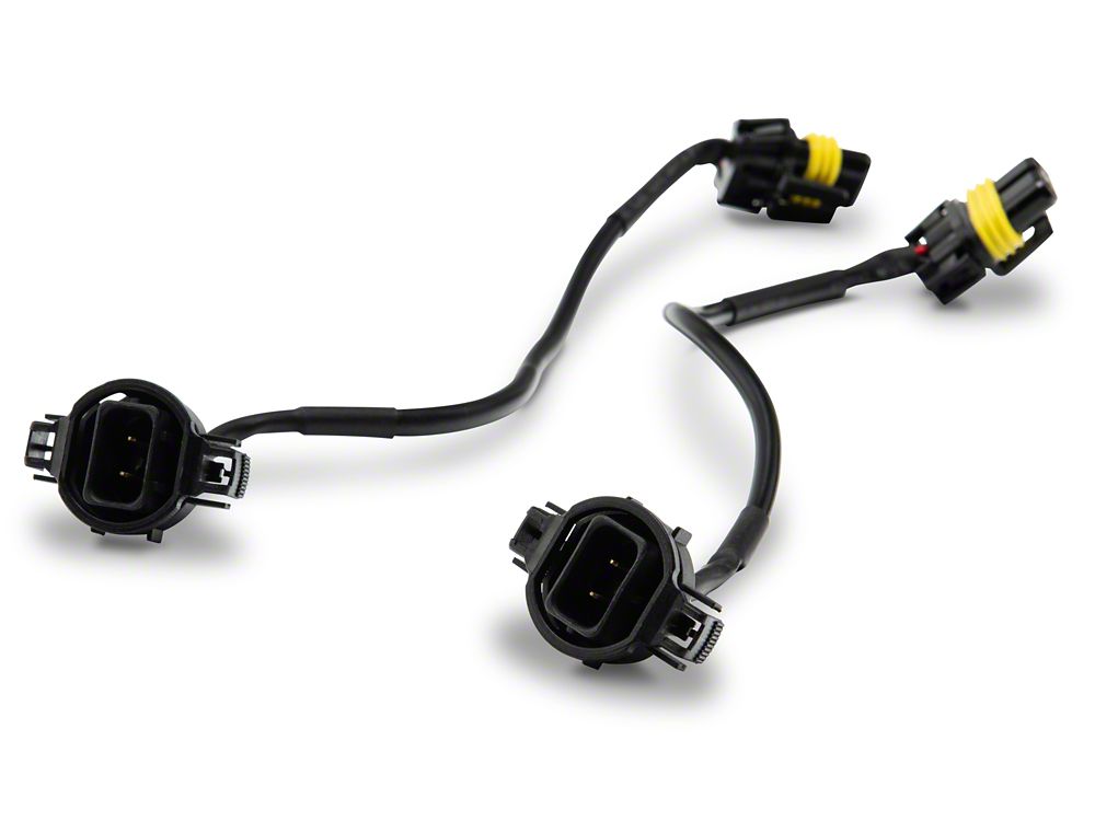 Raxiom Axial Series Tri-Bar LED Fog Lights; Amber (07-25 Jeep Wrangler JK & JL)