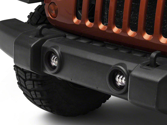 Raxiom Axial Series Tri-Bar LED Fog Lights; White (07-25 Jeep Wrangler JK & JL)