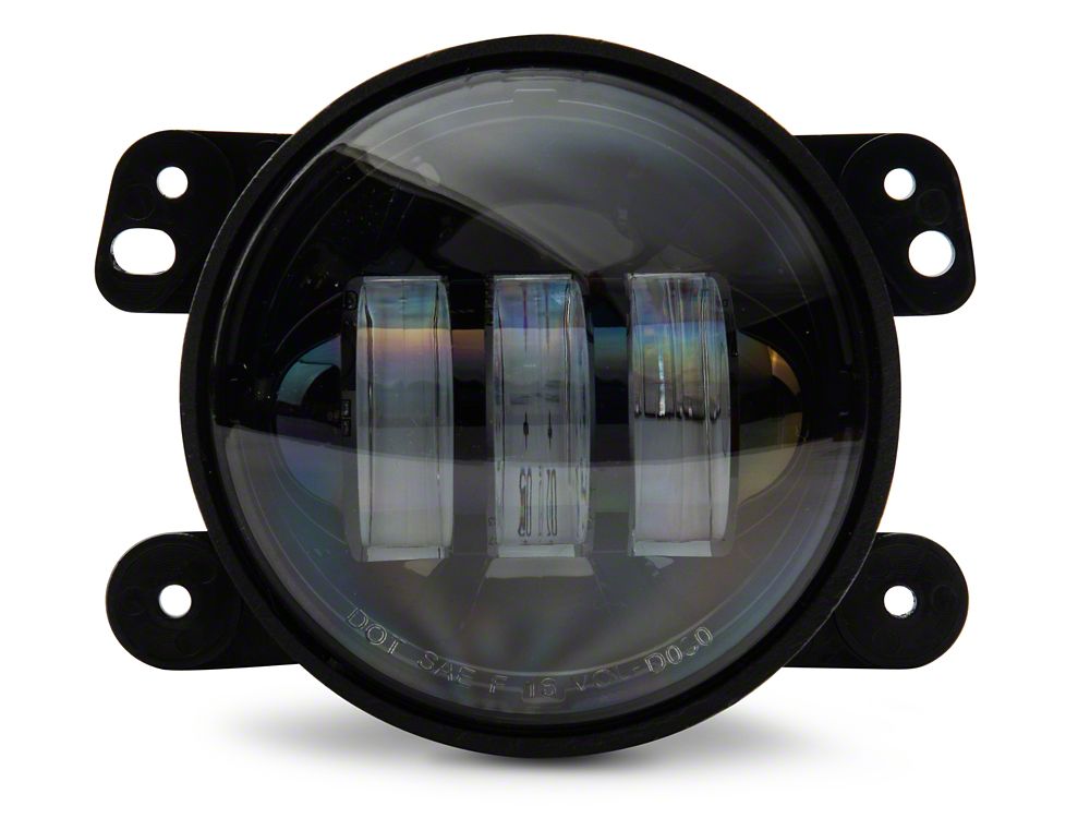 Raxiom Axial Series Tri-Bar LED Fog Lights; White (07-25 Jeep Wrangler JK & JL)