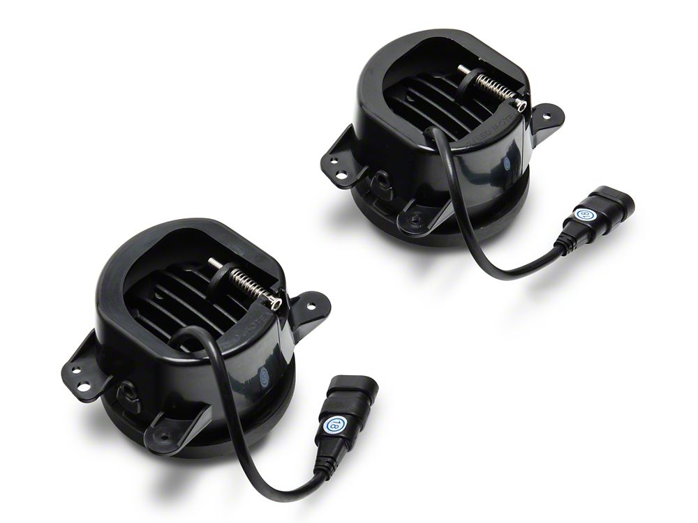 Raxiom Axial Series Tri-Bar LED Fog Lights; White (07-25 Jeep Wrangler JK & JL)