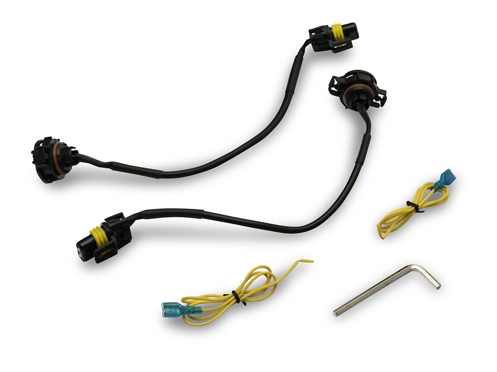 Raxiom Axial Series Halo LED Fog Lights; Amber (07-25 Jeep Wrangler JK & JL)