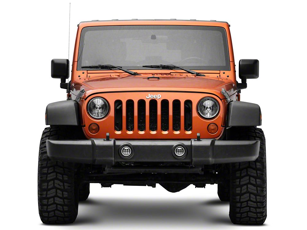 Raxiom Axial Series Halo LED Fog Lights; Amber (07-25 Jeep Wrangler JK & JL)