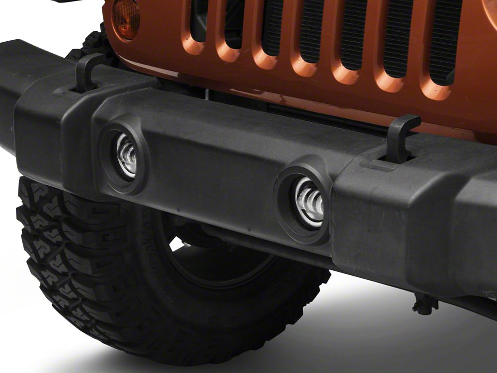 Raxiom Axial Series Halo LED Fog Lights; White (07-25 Jeep Wrangler JK & JL)