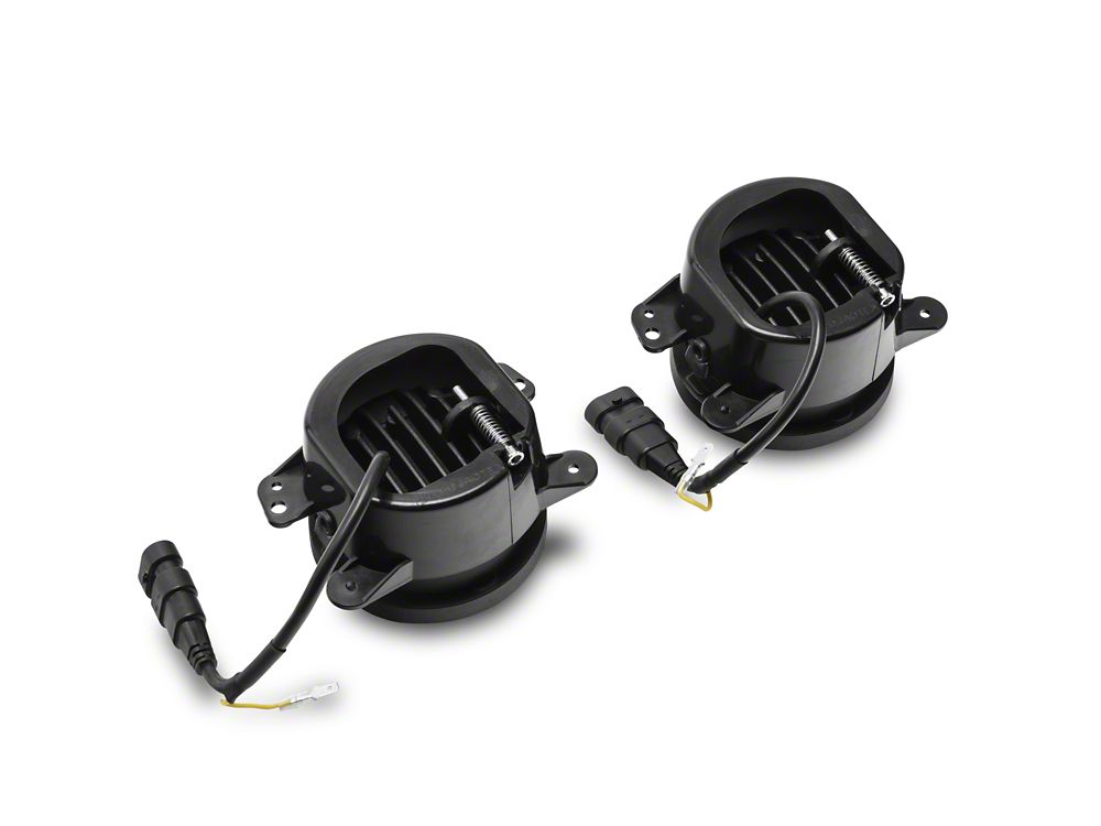 Raxiom Axial Series Halo LED Fog Lights; White (07-25 Jeep Wrangler JK & JL)