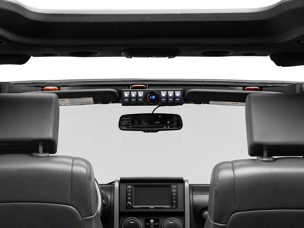 Raxiom Control Box with Switch Panel (07-18 Jeep Wrangler JK)