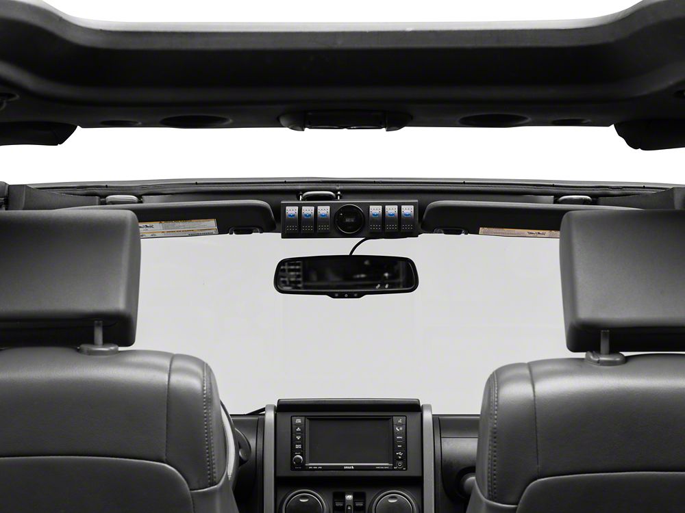Raxiom Control Box with Switch Panel (07-18 Jeep Wrangler JK)