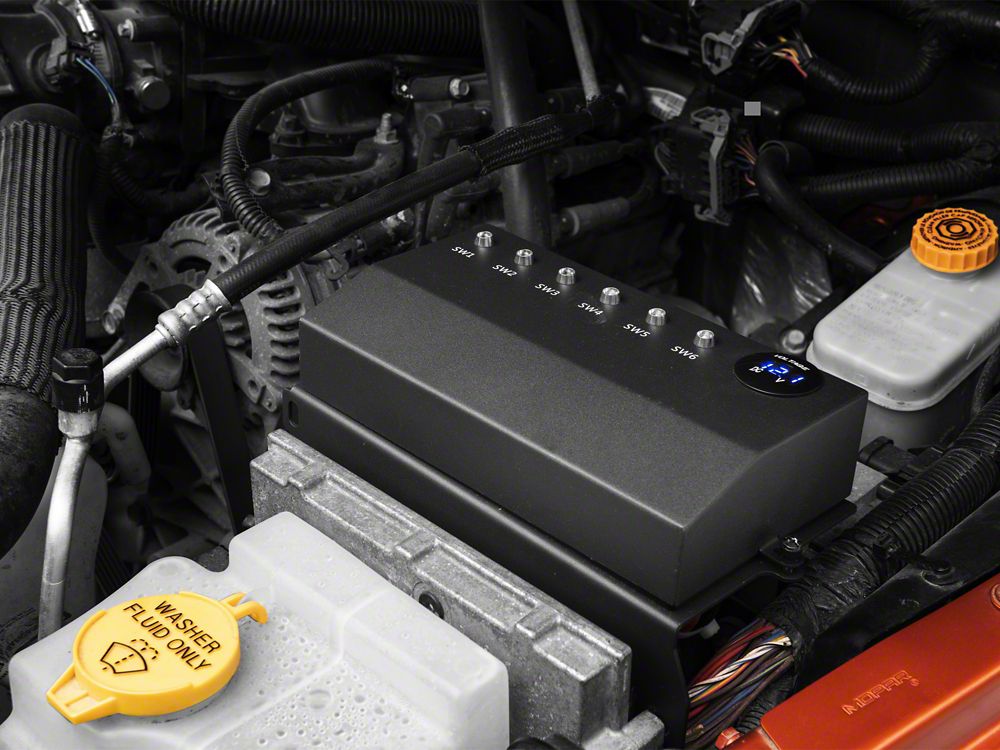 Raxiom Control Box with Switch Panel (07-18 Jeep Wrangler JK)