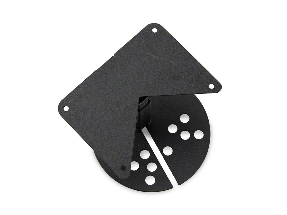 Raxiom Axial Series License Plate Bracket with LED Brake Light (07-18 Jeep Wrangler JK)