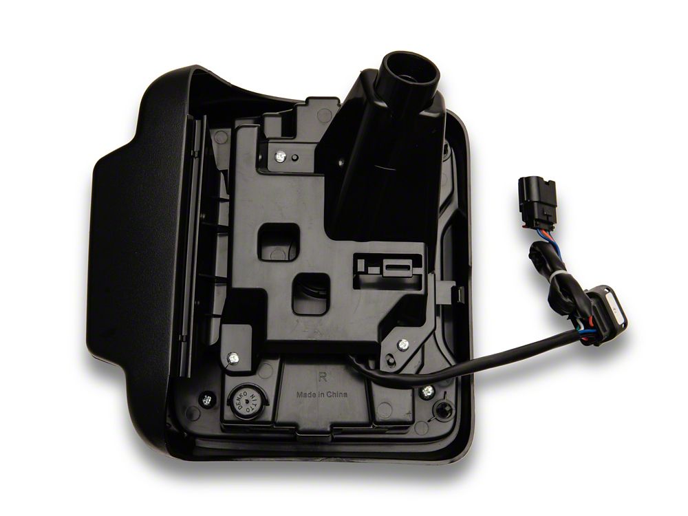 Raxiom Horizon LED Tail Lights; Black Housing; Red Lens (18-25 Jeep Wrangler JL)