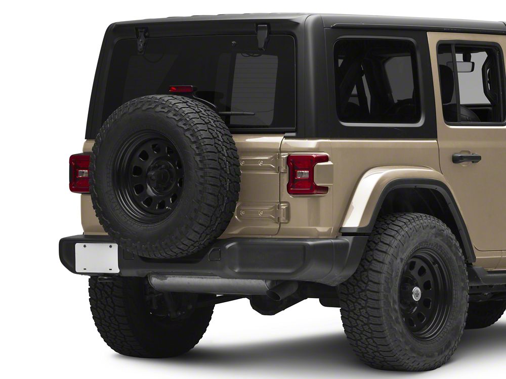 Raxiom Axial Series LED Rear Bumper Reflector Lights; Smoked (18-25 Jeep Wrangler JL Moab, Rubicon, Sahara)