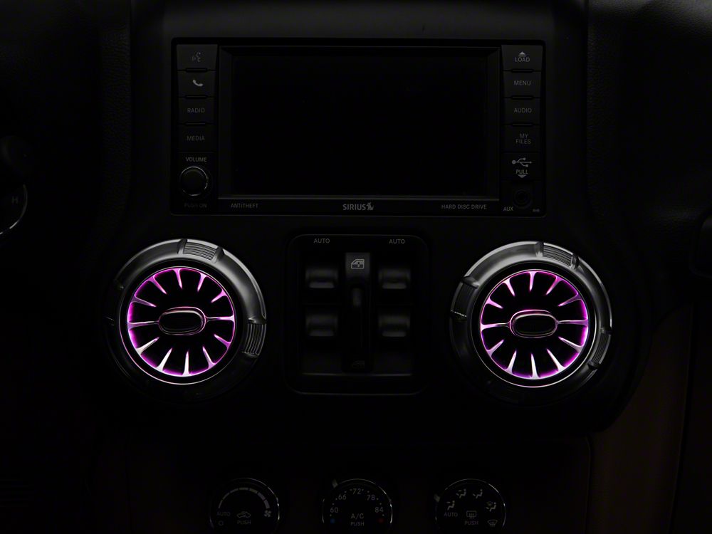 Raxiom LED Ambient Vent Lighting Kit (11-18 Jeep Wrangler JK)