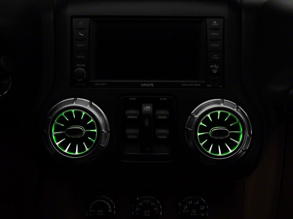 Raxiom LED Ambient Vent Lighting Kit (11-18 Jeep Wrangler JK)