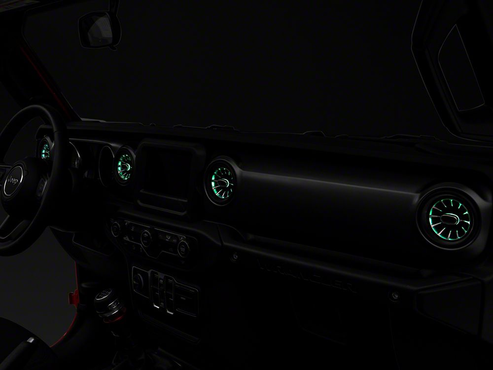 Raxiom LED Ambient Vent Lighting Kit (18-25 Jeep Wrangler JL)