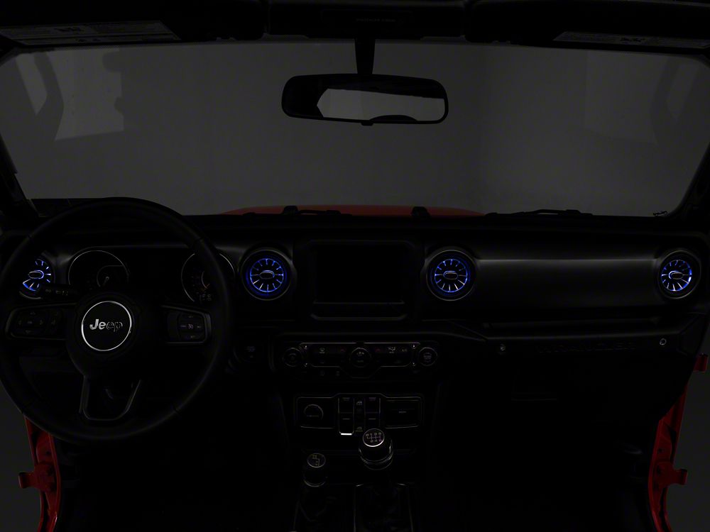 Raxiom LED Ambient Vent Lighting Kit (18-25 Jeep Wrangler JL)