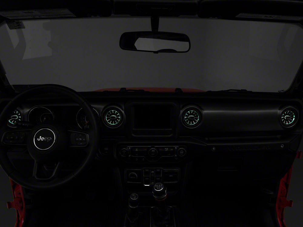 Raxiom LED Ambient Vent Lighting Kit (18-25 Jeep Wrangler JL)