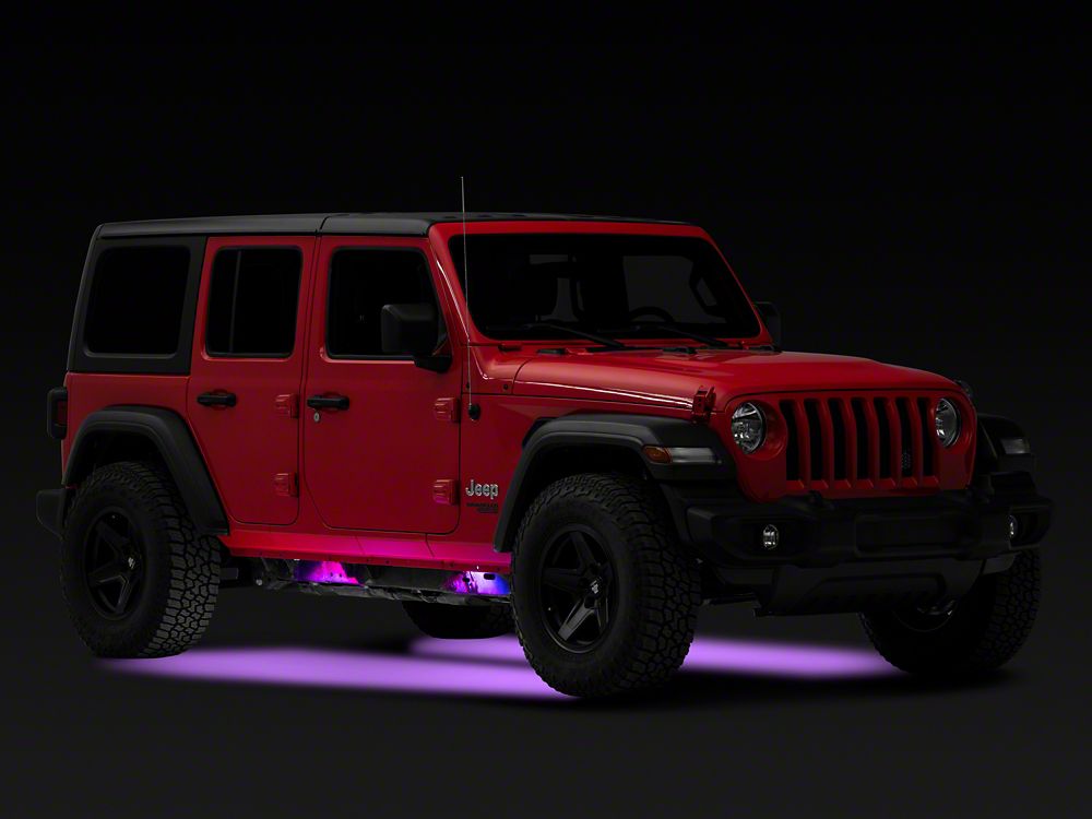 Raxiom Axial Series Multi-Color Underbody Rock Light Kit with Bluetooth Remote (Universal; Some Adaptation May Be Required)