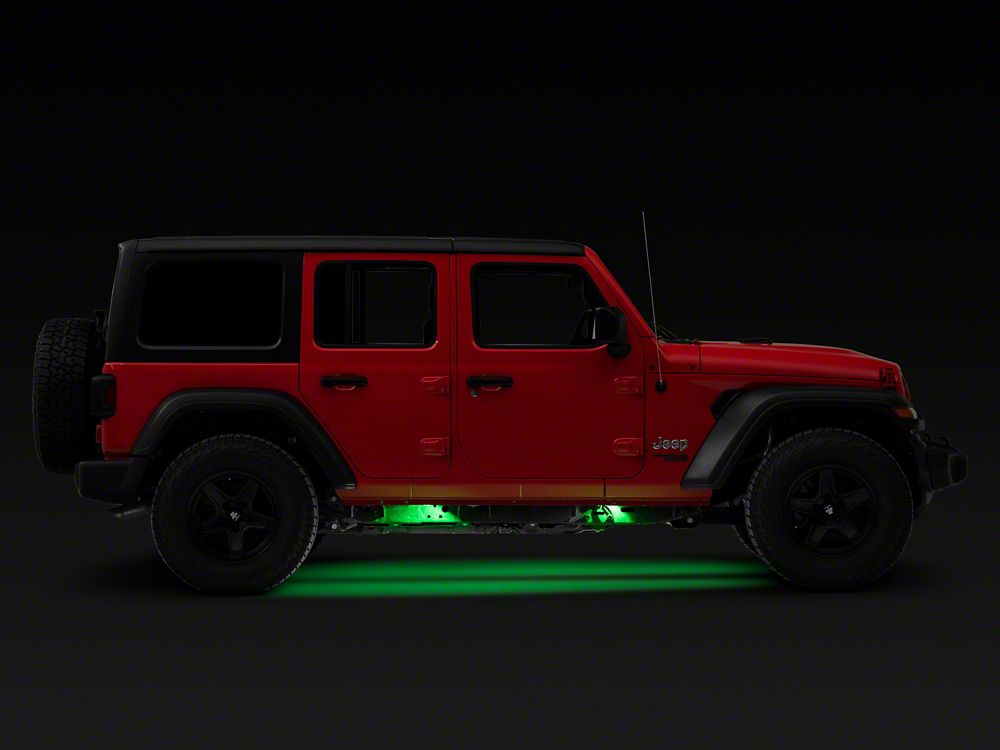 Raxiom Axial Series Multi-Color Underbody Rock Light Kit with Bluetooth Remote (Universal; Some Adaptation May Be Required)