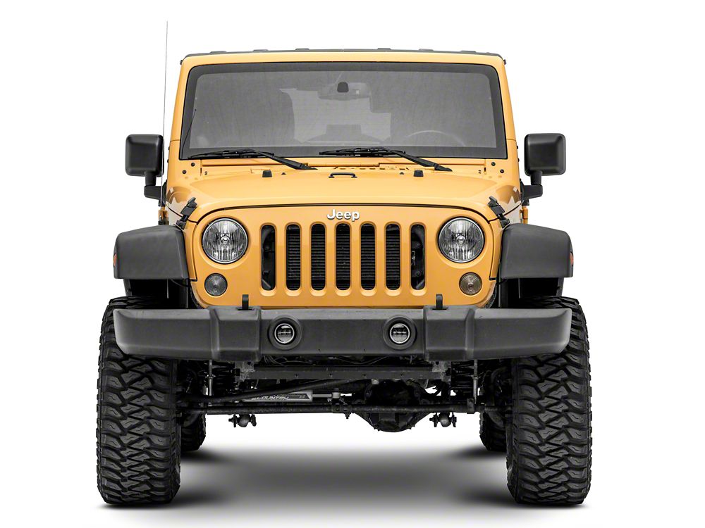 Raxiom Axial Series Halo LED Fog Lights; Amber (07-18 Jeep Wrangler JK)