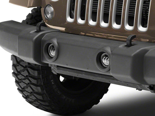 Raxiom Axial Series 4-Inch LED Devil Eyes Fog Lights with Halo (07-18 Jeep Wrangler JK)