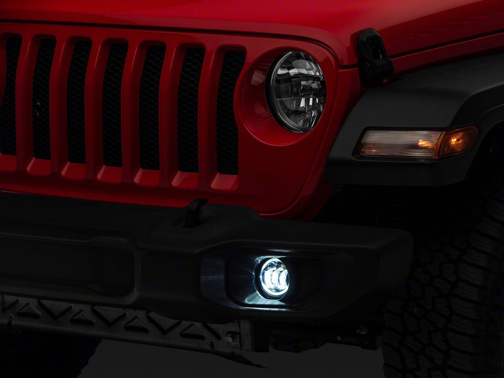 Raxiom Axial Series LED Fog Lights with Halo (07-25 Jeep Wrangler JK & JL)