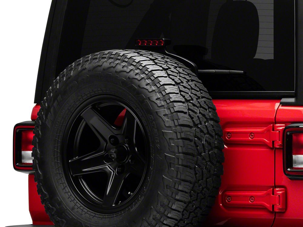 Raxiom Axial Series LED Third Brake Light; Red (18-25 Jeep Wrangler JL)