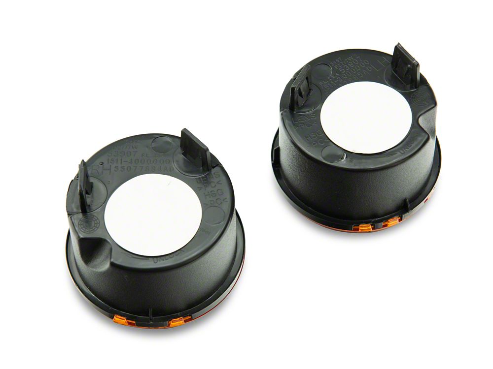 Raxiom Axial Series Replacement Turn Signal Lamps; Amber (07-18 Jeep Wrangler JK)