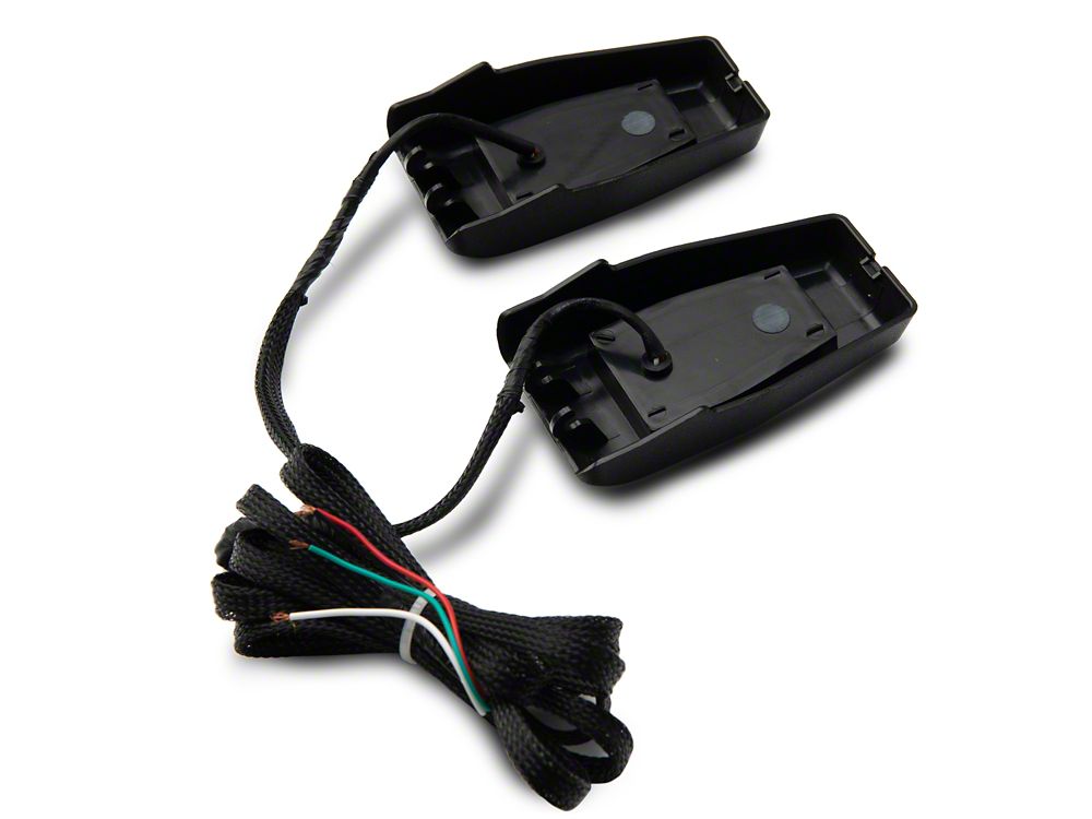 Raxiom Axial Series Rear Window Glass Hinge LED Lights (07-18 Jeep Wrangler JK w/ Hard Top)