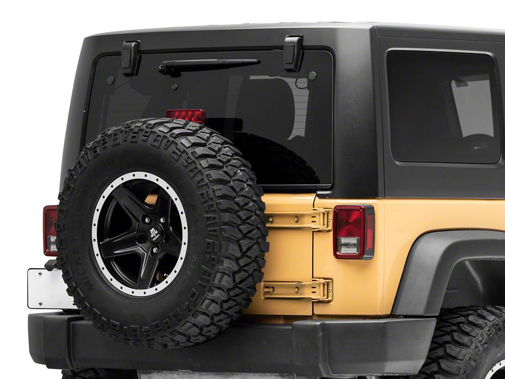 Raxiom Axial Series Rear Window Glass Hinge LED Lights (07-18 Jeep Wrangler JK w/ Hard Top)