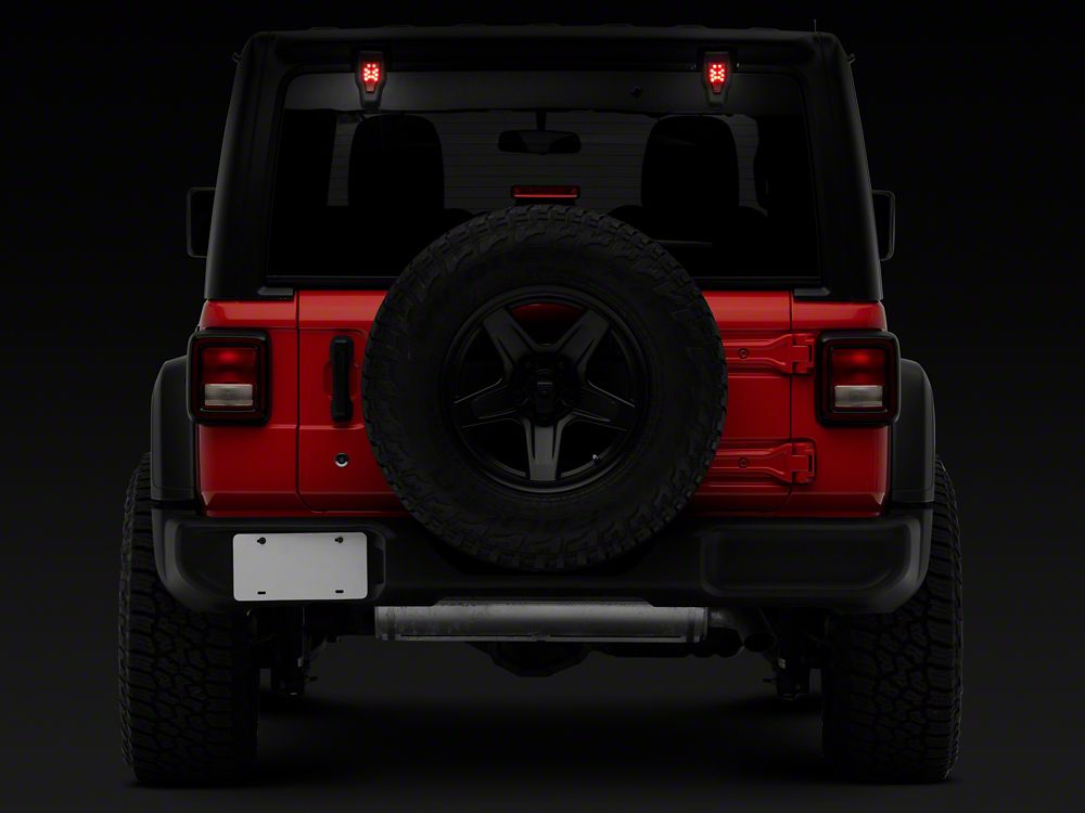 Raxiom Axial Series Rear Window Glass Hinge LED Lights (18-25 Jeep Wrangler JL)