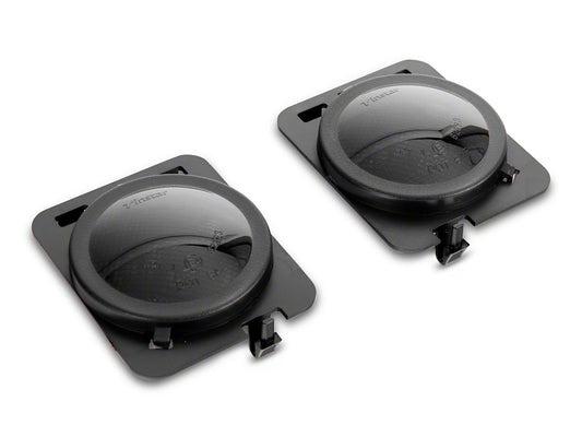 Raxiom Axial Series White LED Side Marker Lights; Smoked (07-18 Jeep Wrangler JK)