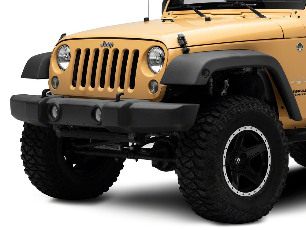 Raxiom Axial Series White LED Side Marker Lights; Smoked (07-18 Jeep Wrangler JK)