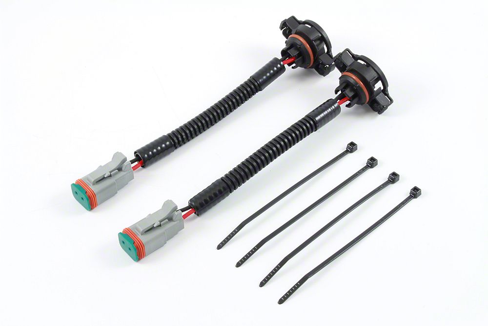 Raxiom Axial Series Fog Light Wiring Adapters; H16 to Deutsch (07-18 Silverado 1500)