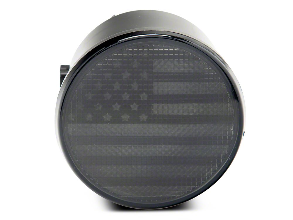 Raxiom Axial Series Turn Signal Lights; Old Glory (07-18 Jeep Wrangler JK)