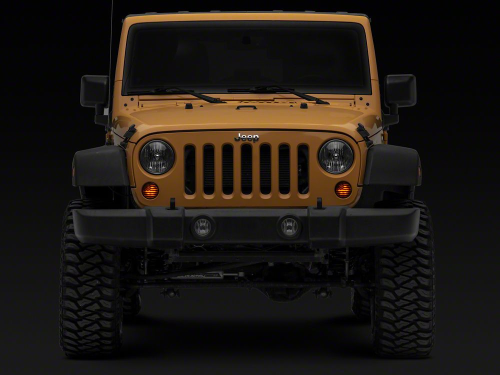 Raxiom Axial Series Turn Signal Lights; Old Glory (07-18 Jeep Wrangler JK)