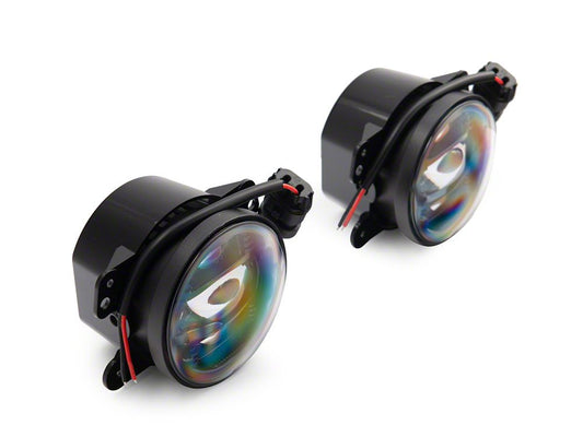 Raxiom Axial Series LED Fog Lights (07-18 Jeep Wrangler JK w/o 10th Anniversary Metal Bumper)