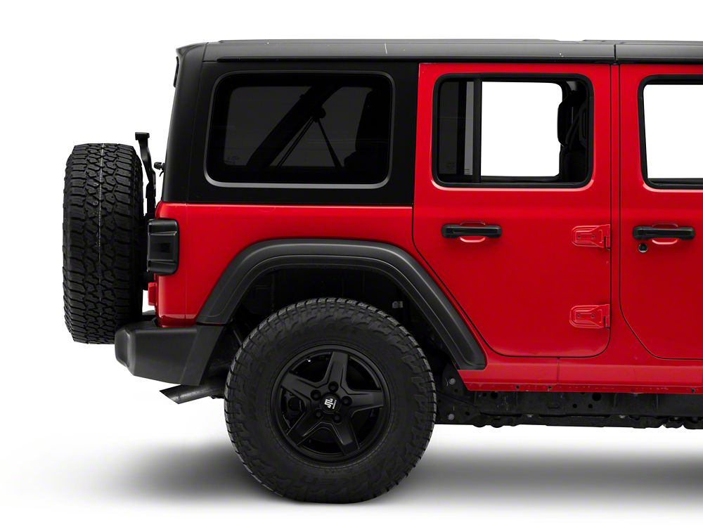 Raxiom Axial Series Linear LED Tail Lights; Black Housing; Smoked Lens (18-25 Jeep Wrangler JL w/ Factory Halogen Tail Lights & w/o Blind Spot Detection)