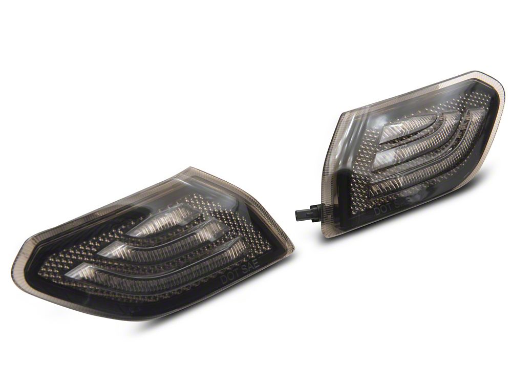 Raxiom Axial Series LED Side Marker Lights; Smoked (18-25 Jeep Wrangler JL)