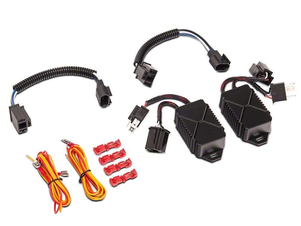 Raxiom Axial Series 7-Inch LED Headlights with DRL Turn Signals; Black Housing; Clear Lens (07-18 Jeep Wrangler JK)