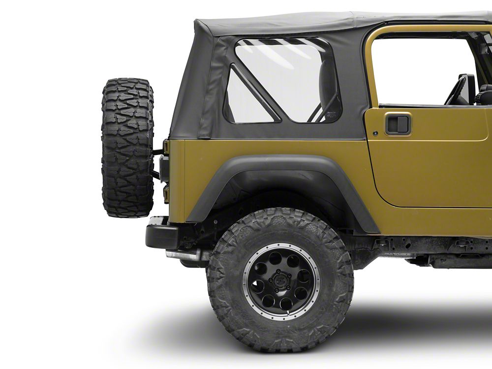 Raxiom Gladiator LED Tail Lights; Black Housing; Smoked Lens (76-06 Jeep CJ7, Wrangler YJ & TJ)