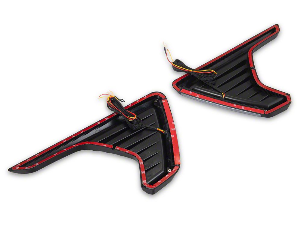 Raxiom LED Fender Vent Lighting with DRL and Turn Signal (18-25 Jeep Wrangler JL)
