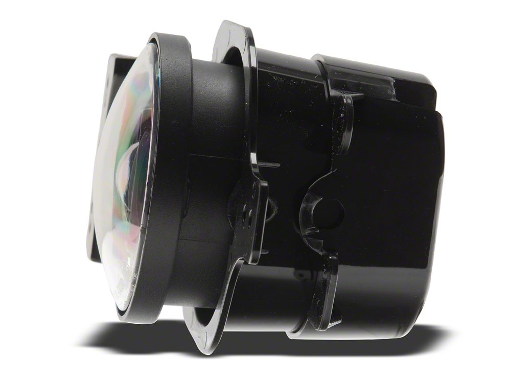 Raxiom Axial Series 9-Inch Angel Eye LED Headlights and LED Fog Lights; Black Housing; Clear Lens (18-25 Jeep Wrangler JL)
